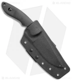 ABKT Elite Shadow Predator Fixed Blade Knife Black G-10 (3.25" Black Stonewash) -Knife Shop ABKT Elite Shadow Predator Black G 10 Black SW AB004B BHQ 79264 jr sheath