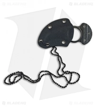 ABKT Saber Fixed Blade Neck Knife Black/Gray G-10 (1.5" Black) AB011 4 ABKT Saber Fixed Blade Neck Knife Black/Gray G-10 (1.5" Black) AB011 - Image 2