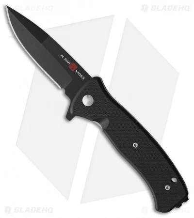 Al Mar Mini SERE 2020 Spring Assisted Knife Black G-10 (3" Black) 3 Al Mar Mini SERE 2020 Spring Assisted Knife Black G-10 (3" Black)