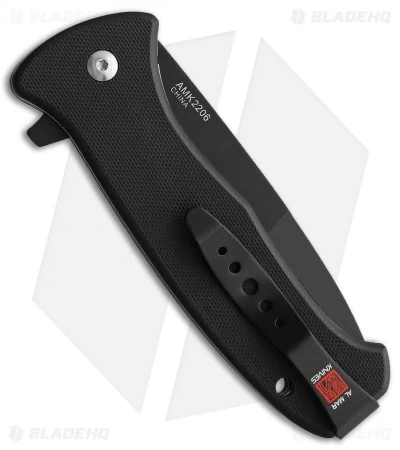 Al Mar SERE 2020 Spring Assisted Knife Black G-10 (3.6" Black) 4 Al Mar SERE 2020 Spring Assisted Knife Black G-10 (3.6" Black) - Image 2