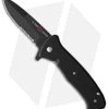 Al Mar SERE 2020 Spring Assisted Knife Black G-10 (3.6" Black Serr) 1 Al Mar SERE 2020 Spring Assisted Knife Black G-10 (3.6" Black Serr) -Knife Shop Al Mar Mini SERE 2020 SA Black G 10 Black Serr BHQ 100787 jr
