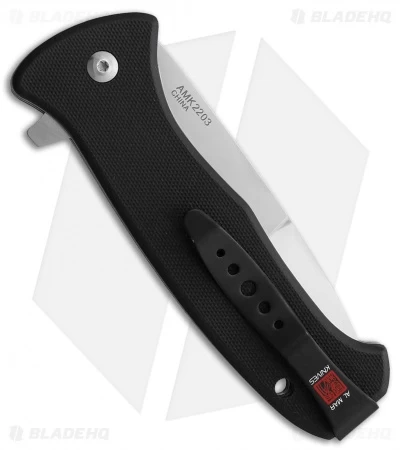 Al Mar SERE 2020 Spring Assisted Knife Black G-10 (3.6" Satin Serr) 4 Al Mar SERE 2020 Spring Assisted Knife Black G-10 (3.6" Satin Serr) - Image 2