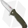 Al Mar SERE 2020 Spring Assisted Knife OD Green GFN (3.6" Satin Serr) -Knife Shop Al Mar Mini SERE 2020 SA OD Green GFN Satin Serr BHQ 100793 jr