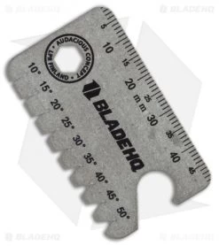 Audacious Titanium Dog Tag Tool Anglefinder V3 - Blade HQ Logo -Knife Shop Audacious Titanium Dog Tag Tool Anglefinder V3 Blade HQ Logo BHQ 114562 LS Spine