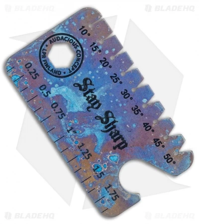 Audacious Titanium Dog Tag Tool Anglefinder V3 - Thunder Sky 3 Audacious Titanium Dog Tag Tool Anglefinder V3 - Thunder Sky