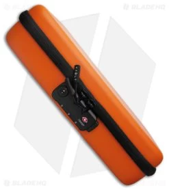 BRS Vault Secure Locking Knife Case - Matte Orange -Knife Shop BRS Vault Secure Locking Knife Case Hunter Orange BHQ 175274 jr lock