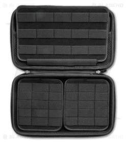 BRS X BHQ Exclusive Vault Knife Case - Smooth Black -Knife Shop BRS x BHQ Exclusive Vault Knife Case Smooth Surface BHQ 120688 LS Open 2 1