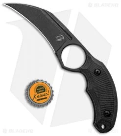 Bastinelli Creations HARPY Karambit Fixed Blade Black (3.25" Black SW) -Knife Shop Bastinelli Creations HARPY Fixed Black BHQ 98864 jr bottlecap