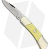 Bear & Son Lockback Knife Yellow Delrin (2.25" Satin) C326 -Knife Shop Bear Son Yellow Delrin satin BHQ 39413 er