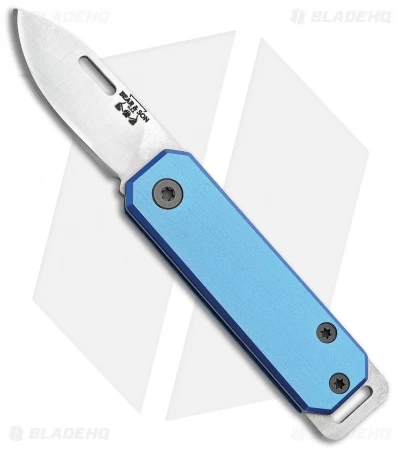 Bear & Son 109 Slip Joint Pocket Knife Blue Aluminum (1.5" Satin) 3 Bear & Son 109 Slip Joint Pocket Knife Blue Aluminum (1.5" Satin)