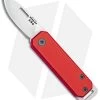 Bear & Son 109 Slip Joint Pocket Knife Red Aluminum (1.5" Satin)