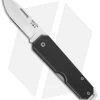 Bear & Son 110 Slip Joint Pocket Knife Black Aluminum (2.4" Satin) -Knife Shop Bear and Son Aluminum SJ Satin Black BHQ 107784 jr