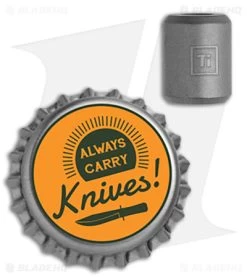 Big Idea Design Titanium Lanyard Bead - SW 7 Big Idea Design Titanium Lanyard Bead - SW -Knife Shop Big Idea Design Ti Lanyard Bead Plain Ti BHQ 141764 jr bottlecap