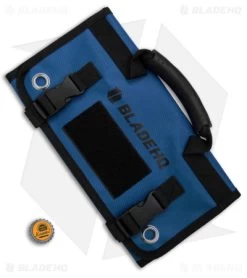 Blade HQ Knife Roll Nylon Carry Case - Blue -Knife Shop Blade HQ Knife Roll Nylon Carry Case Blue BHQ 83223 td size