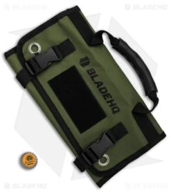 Blade HQ Knife Roll Nylon Carry Case - OD Green 9 Blade HQ Knife Roll Nylon Carry Case - OD Green -Knife Shop Blade HQ Knife Roll Nylon Carry Case OD Green BHQ 88638 td size