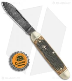 Boker Club Traditional Pocket Knife 3.75" Castle Wood -Knife Shop Boker Club Pocket Knife Castle Wood 113909 BHQ 105701 jr bottlecap