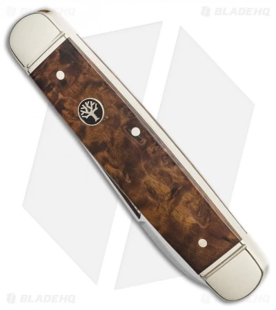 Boker Cattle Knife 4.5" Pocket Knife Curly Birch 4 Boker Cattle Knife 4.5" Pocket Knife Curly Birch - Image 2
