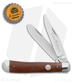 Boker Trapper Traditional Pocket Knife Smooth Rosewood (Polish D2) -Knife Shop Boker Trapper Traditional Pocket Knife Smooth Rosewood Polish D2 BHQ 146651 td size