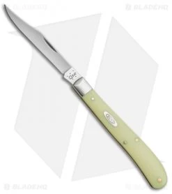 Case Barehead Slimline Trapper Knife 4.125" Yellow (31048 SS) 80031