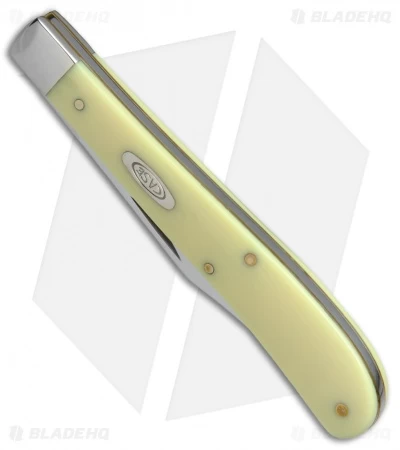 Case Barehead Slimline Trapper Knife 4.125" Yellow (31048 SS) 80031 4 Case Barehead Slimline Trapper Knife 4.125" Yellow (31048 SS) 80031 - Image 2