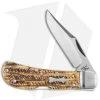 Case Bose Locking Lanny's Clip Knife Bone Stag (3" Satin) 08835