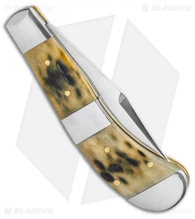 Case Bose Saddlehorn Olive Green Peach Seed Jig Bone (TB62110 SS) 5 Case Bose Saddlehorn Olive Green Peach Seed Jig Bone (TB62110 SS) - Image 3