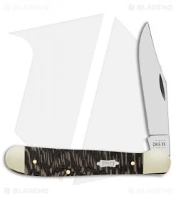 Case Copperhead Pocket Knife 3.875" Black Sycamore Wood 25572