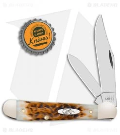 Case Copperhead Pocket Knife 3.875" Peach Seed Jig Amber Bone 30091 -Knife Shop Case Copperhead Pocket Knife Peach Seed Jig Amber Bone 30091 BHQ 121939 jr bottlecap