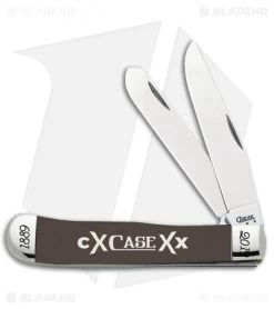 Case Cutlery 130th Anniversary Trapper Knife 4.13" Brown Bone