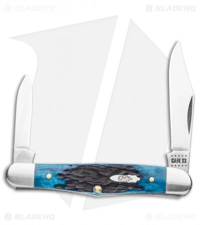 Case Half Whittler Pocket Knife 3.25" Blue Rogers Corn Cob Bone (6208 SS) 02862 3 Case Half Whittler Pocket Knife 3.25" Blue Rogers Corn Cob Bone (6208 SS) 02862