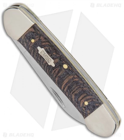 Case Cutlery Canoe Knife 3.6" Black Sycamore Wood (72131 SS) 4 Case Cutlery Canoe Knife 3.6" Black Sycamore Wood (72131 SS) - Image 2