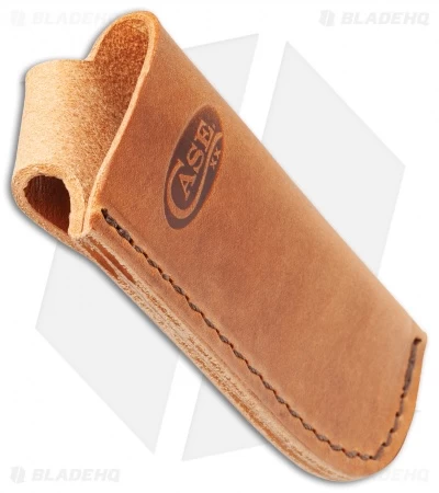 Case Cutlery Folding Knife Sheath Brown Leather 50289 4 Case Cutlery Folding Knife Sheath Brown Leather 50289 - Image 2