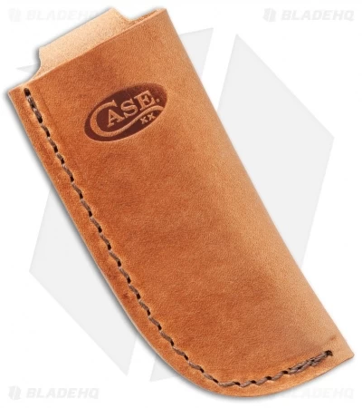 Case Cutlery Folding Knife Sheath Brown Leather 50289 3 Case Cutlery Folding Knife Sheath Brown Leather 50289