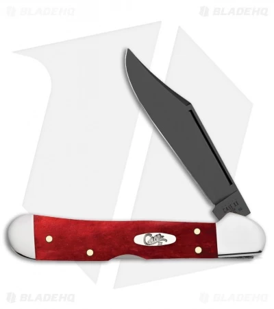 Case Cutlery Mini CopperLock® Knife 3.625" Old Red Bone (Black PVD 61749L SS) 3 Case Cutlery Mini CopperLock® Knife 3.625" Old Red Bone (Black PVD 61749L SS)