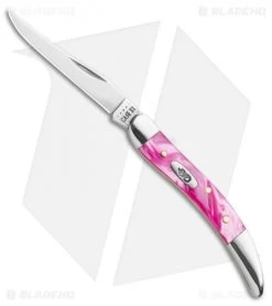 Case Small Texas Toothpick 3.00" Pink Pearl Kirinite (1010096 SS)