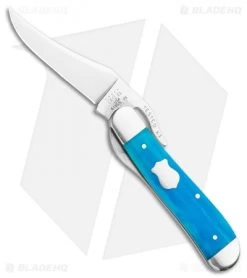 Case Russlock Knife 3.5" Smooth Caribbean Blue Bone (61953L SS)