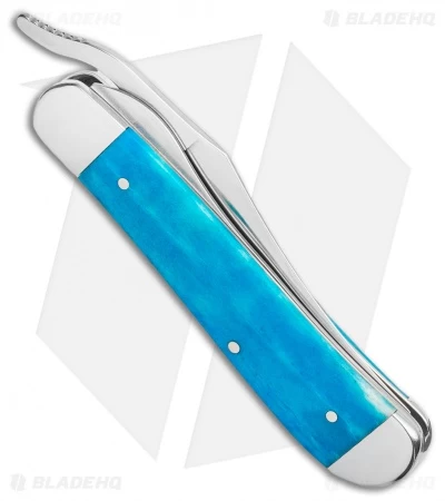 Case Russlock Knife 3.5" Smooth Caribbean Blue Bone (61953L SS) 5 Case Russlock Knife 3.5" Smooth Caribbean Blue Bone (61953L SS) - Image 3