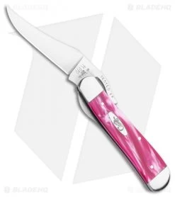 Case Russlock Liner Lock Knife 4.25" Pink Pearl Kirinite (101953L SS) -Knife Shop Case Cutlery Russlock Pink Pearl Kirinite 17865 BHQ 116171 LS