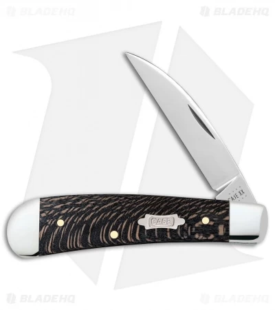Case Cutlery Sway Back Pocket Knife 3.125" Black Sycamore Wood (TB71117 SS) 3 Case Cutlery Sway Back Pocket Knife 3.125" Black Sycamore Wood (TB71117 SS)