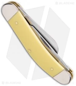 Case Knives Sowbelly Pocket Knife Yellow Synthetic (TB3339 CV) -Knife Shop Case Knives Sowbelly Pocket Knife Yellow Synthetic BHQ 122437 td side