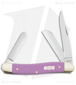 Case Medium Stockman Pocket Knife 3.5" Lilac Synthetic (4318 SS) 39162