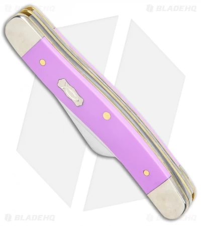 Case Medium Stockman Pocket Knife 3.5" Lilac Synthetic (4318 SS) 39162 4 Case Medium Stockman Pocket Knife 3.5" Lilac Synthetic (4318 SS) 39162 - Image 2
