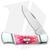 Case Lockback Knife 3" Jigged Raspberry Bone (61225L SS) 27724 -Knife Shop Case LB Jigged Raspberry Bone SS 27724 BHQ 108062 jr