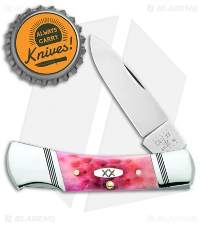 Case Lockback Knife 3" Jigged Raspberry Bone (61225L SS) 27724 4 Case Lockback Knife 3" Jigged Raspberry Bone (61225L SS) 27724 - Image 2
