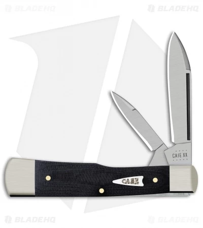 Case Large Gunstock Knife 3.0" Black Micarta (102130 SS) 3 Case Large Gunstock Knife 3.0" Black Micarta (102130 SS)