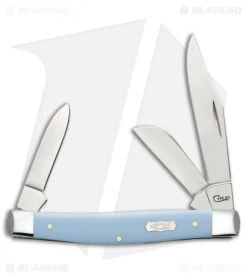 Case Medium Stockman Knife 3.25" Ichthus Smooth Ice (4344 SS) 23382