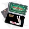 Case Merry Christmas Trapper Knife 4.125" Peppermint Corelon (9254SS) -Knife Shop Case Merry Christmas Trapper Peppermint Corelon BHQ 42604 jr