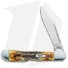 Case Mini CopperLock Knife 3.6" Case 6.5 BoneStag (6.51749L SS) 65327
