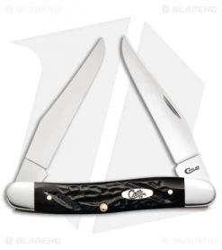 Case Muskrat Pocket Knife 3.875" Rough Synthetic Black (MUSKRAT SS) 18232