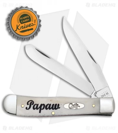 Case Papaw Trapper Knife 4.1" Natural Bone (6254 SS) 10430 4 Case Papaw Trapper Knife 4.1" Natural Bone (6254 SS) 10430 - Image 2